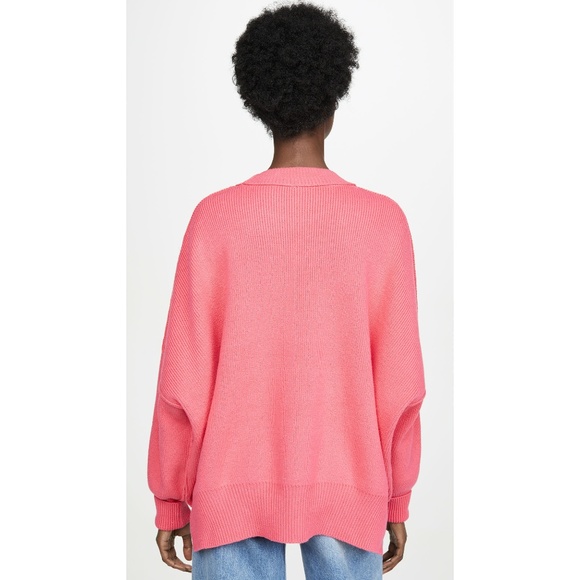 Free People Easy Street Tunic Sweater  Pink - Picture 3 of 6